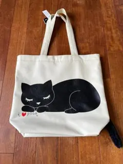 猫柄トートバック（おすましプーちゃん　※未使用です）