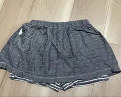 Hakka kids 120キュロットドット柄グレー