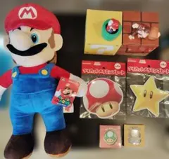 スーパーマリオ ぬいぐるみとフィギュア他全9点セット
