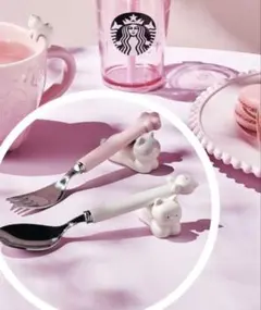 韓国　スターバックス　2026 さくら　猫カラトリーセット　新品　海外限定