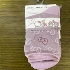 5点目100円♡新品♡新作♡キティちゃん♡レディース靴下