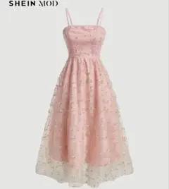 SHEIN ピンクドレス