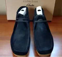 クラークス シェイカーブーツ ブラックスエード Clarks