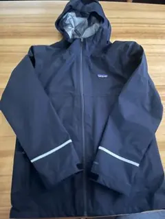 【美品】Patagonia キッズトレントシェル　レインジャケット 黒