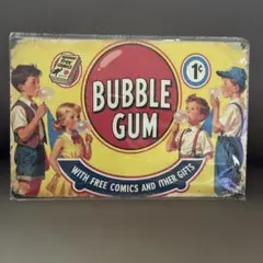レトロ看板 BUBBLE GUM ブリキ看板 アメリカン雑貨 インテリア