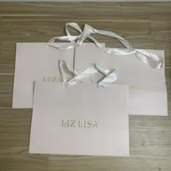 LIZ LISA ショップ袋 3枚セット ショッパーバッグ 紙袋のサムネイル