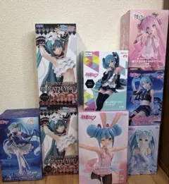 初音ミク　桜ミク　フィギュア　まとめ売り　黒星紅白　SPM AMP+ 8点