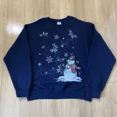 Jerzeesジャージーズ　冬プリント スウェット　ヴィンテージ 80s 90s