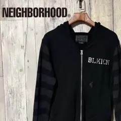 【美品】NEIGHBORHOOD 10AW BLKICN ジップパーカー S