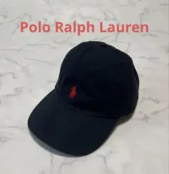Polo Ralph Lauren キャップ黒赤