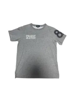 パーリーゲイツ Tシャツ グレー×ブルー バックロゴ メンズのサムネイル