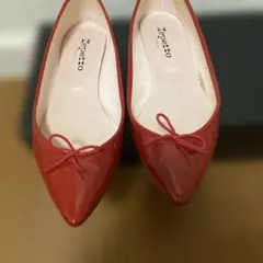 repettoレペットCamille バレエシューズ レッド 38 1/2 - メルカリ