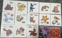 ポケモンパンシール ポケモンウエハースチョコのシール 計15枚セット