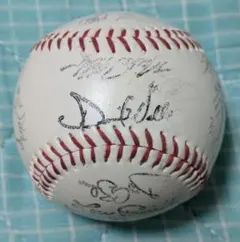 MLBドジャース寄せ書きサインボール