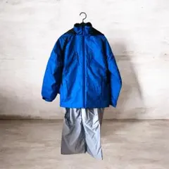 スキーウェア上下セット160Lスノボ青黒レディース