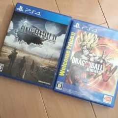 PS4 ファイナルファンタジーXV ドラゴンボールゼノバース　ソフト