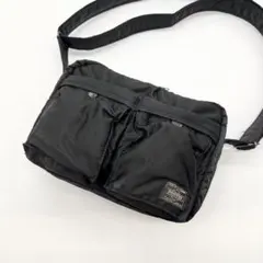 美品✨ポーター　ショルダーバッグ　タンカー　2層式　S　ナイロン　ブラック