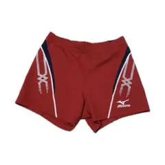 MIZUNO バレーボールパンツ レッド レディース XOのサムネイル