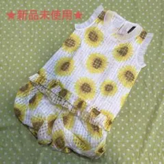 ★新品未使用★ 韓国子供服 ひまわり柄 セットアップ 140のサムネイル