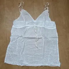 Hollister ホリスター キャミソール M ホワイト　ビーズ☆新品⭐︎のサムネイル