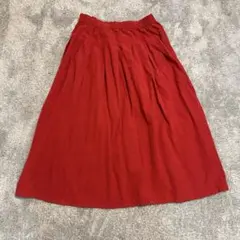 未使用☆ヤンマ産業 yamma☆リネン タックスカート ロング丈 赤 未使用☆ヤンマ産業 yamma☆リネン タックスカート ロング丈 赤 - メルカリ
