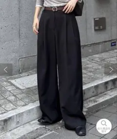 価格改定【PSサイズブラック】PIKO2タックワイドパンツ COLONY2139