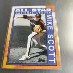 MLB 1990 トップス マイク・スコット　ヒューストンアストロズ　405