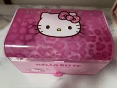 ハローキティ 小物入れ ピンク ヒョウ柄