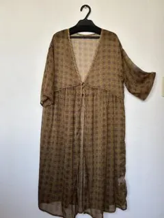 フリークスストア✴︎透け感シアーワンピース羽織り