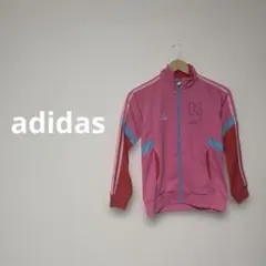 adidas adigirl ジャージ ピンクy2K 配色 羽織 トレーニング