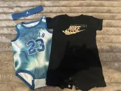 Jordan & Nike ロンパースセット 12M