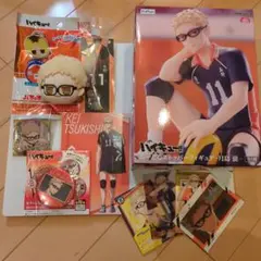 ハイキュー 月島 ぬーどるストッパー ジトットぬい 缶バッジ セット フィギュア