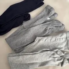 新品Zara KIDS 4-6y100110cm グレー ネイビー タイツ　ザラ