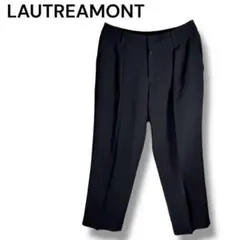 ロートレアモン クロップドパンツ 黒 38 センタープレス M相当