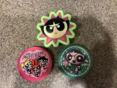 パワーパフガールズ 刺繍缶バッジ ライトクリップ