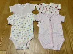 【ふら様専用】ベビー肌着 前開きロンパース 70cm 4点セット