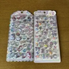 ユニコーン　立体シール　2枚セット