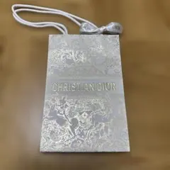 Dior ショップ袋　リボン付き(ホワイト系)