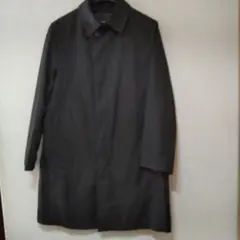 ブラック ステンカラーコート
