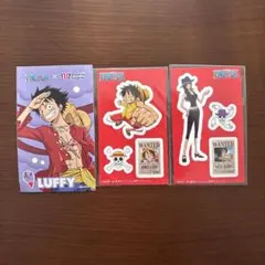 ワンピース ルフィ シールセット 3枚入り