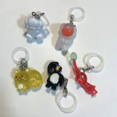 金魚オイルチャーム黒・金魚すくいチャーム5色セット ヨーヨーおまけ