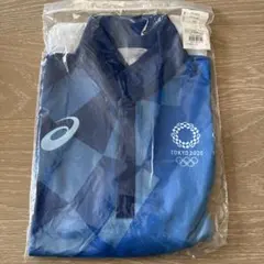 ASICS TOKYO 2020 ポロシャツ 2031B036 ブルー M