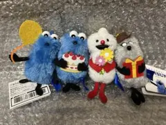 パペットスンスン　ぬいぐるみキーホルダー 4体セット birthday