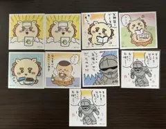 ちいかわ シーサー 栗まんじゅう 可愛いキャラクター ステッカーセット 8枚入り