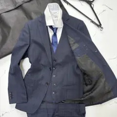 未使用級★ renoma HOMME セットアップ　5点セット　ベスト　ビジネスのサムネイル