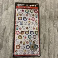 スヌーピーミニボンボンドロップシール