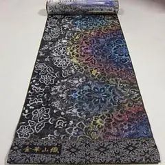 期間限定大幅値下げ！新品未仕立　西陣織六通柄丸巻高級袋帯【金華山織】②