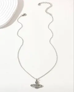 惑星モチーフ ネックレス ストーン付き