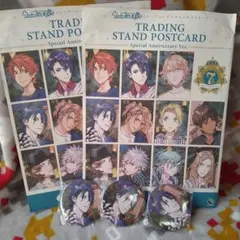 うたプリ　一ノ瀬トキヤ　缶バッチ＆トレーディングスタンドポストカード