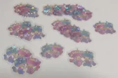 サンリオ　キキララ　リトルツインスターズ　キラキラホログラムシール　ステッカー